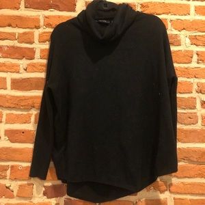 Black Cowl Neck Sweater
